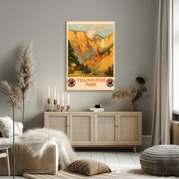 Yellowstone Park Scenic Poster PosterGoat