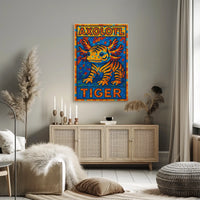 Axolotl Tiger Poster