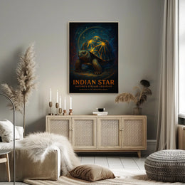 Indian Star Natures Stellar Creation Poster