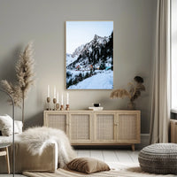 Winter Mountain Retreat Poster