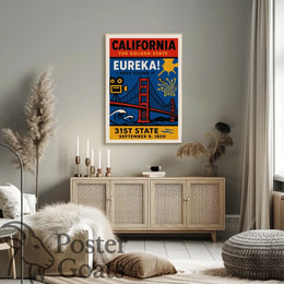 California Golden State Culture – Cultural or Heritage Poster