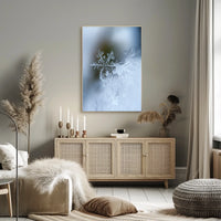 Intricate Snowflake Winter Scene Photorealistic Artistic Poster