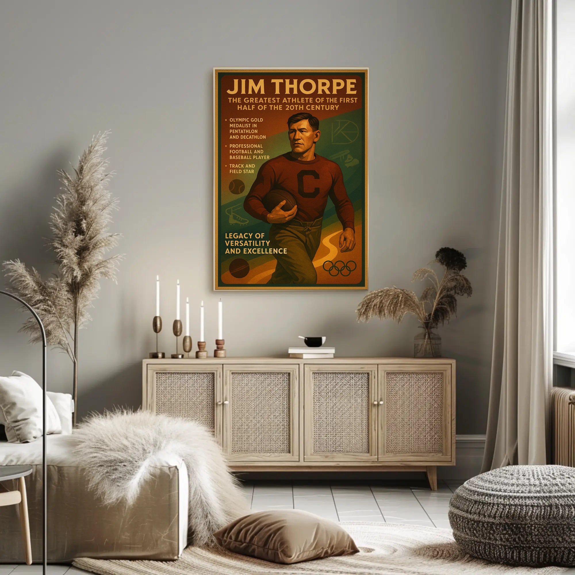 Jim Thorpe: A Legacy of Versatility and Excellence Poster
