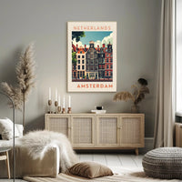 Amsterdam Architecture Poster