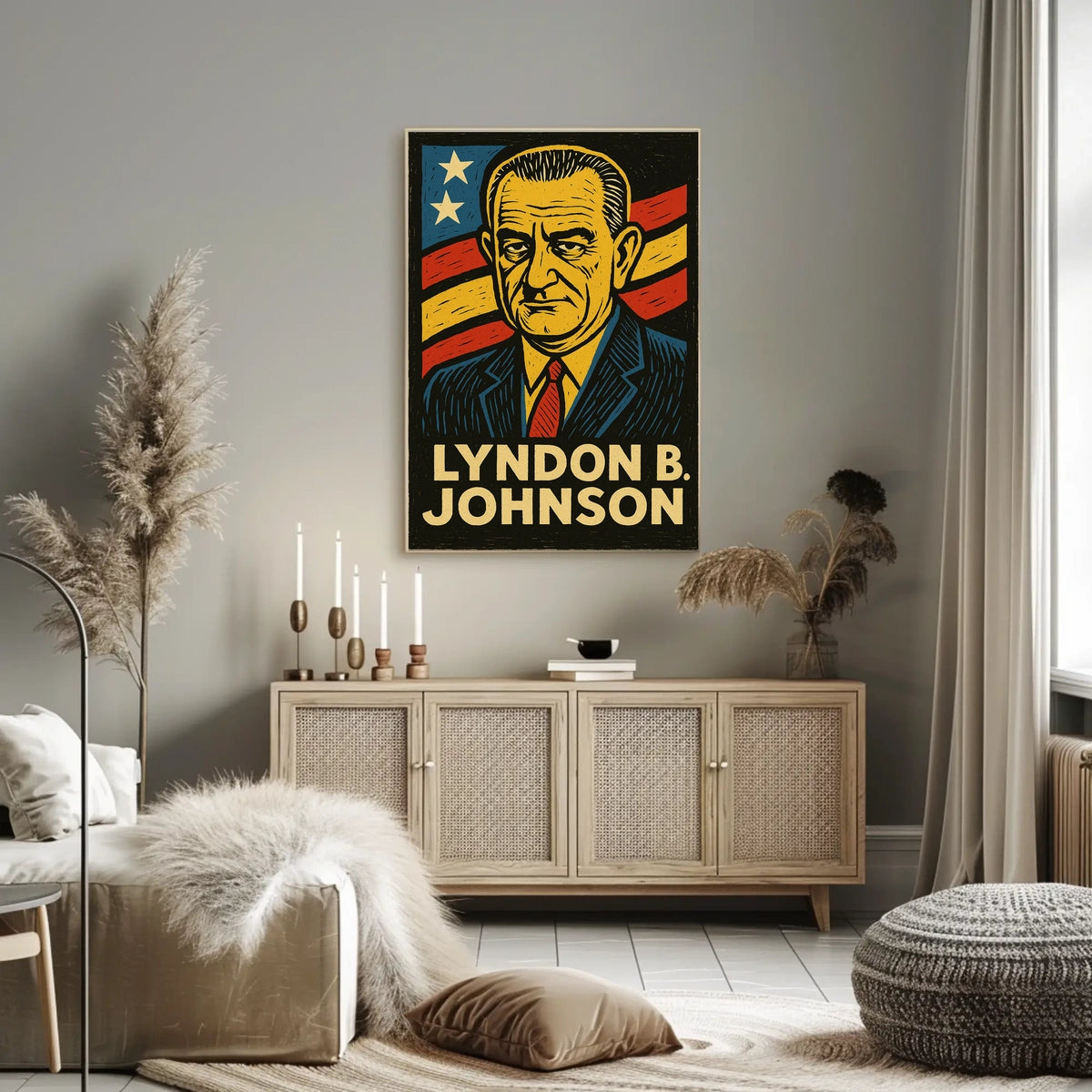 Lyndon B. Johnson Poster