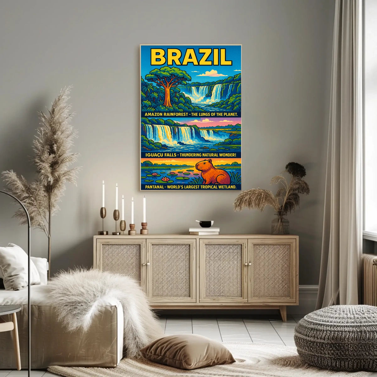 Wonders Of Brazil Poster