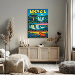 Wonders Of Brazil Poster