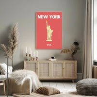 Statue of Liberty: Icon of Freedom Travel Poster PosterGoat