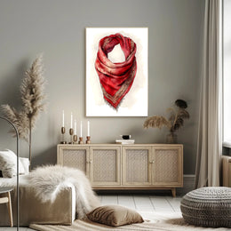 The Art of the Scarf Decorative Wall Art Print