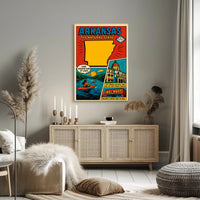 Arkansas The Natural State Poster
