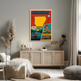 Arkansas The Natural State Poster