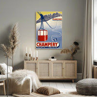 Champery Ski Resort Poster
