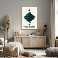 Tranquil Reflections Of The Virgin Poster
