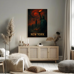 New York A Dystopian Vision Poster