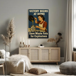 Victory Begins at Home Poster