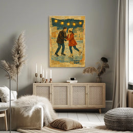 Winter Skating Romance Poster