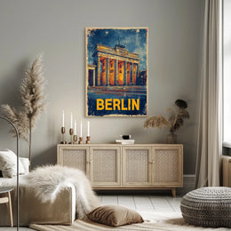 Berlin Iconic Landmark Poster
