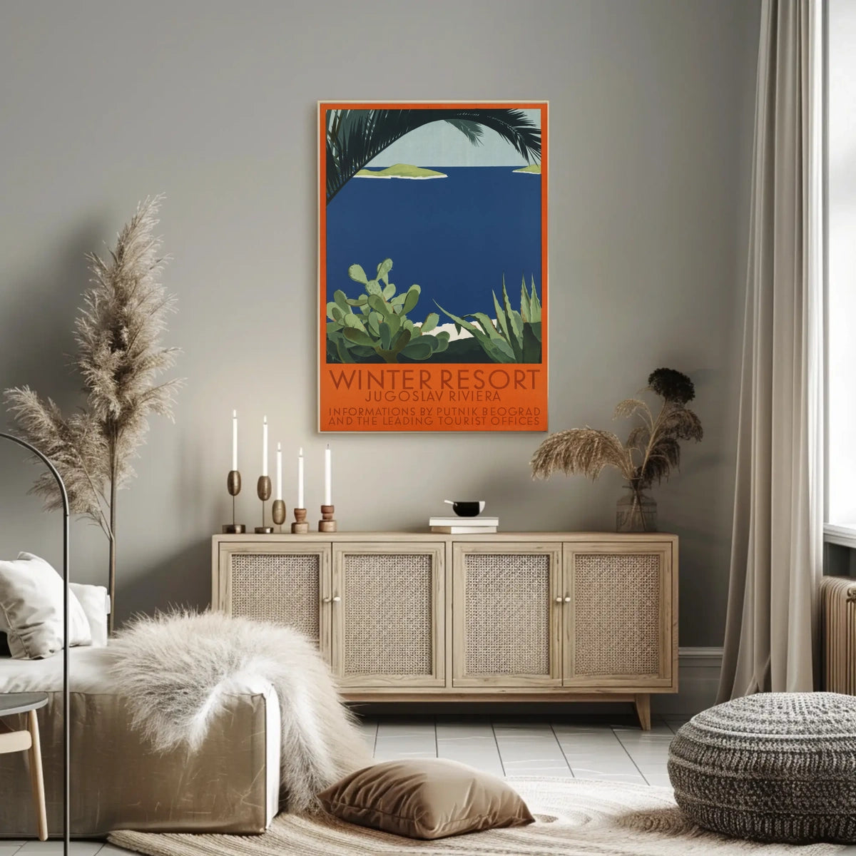 Winter Resort Jugoslav Riviera Poster