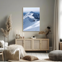 Majestic Snowy Peaks National Park Poster