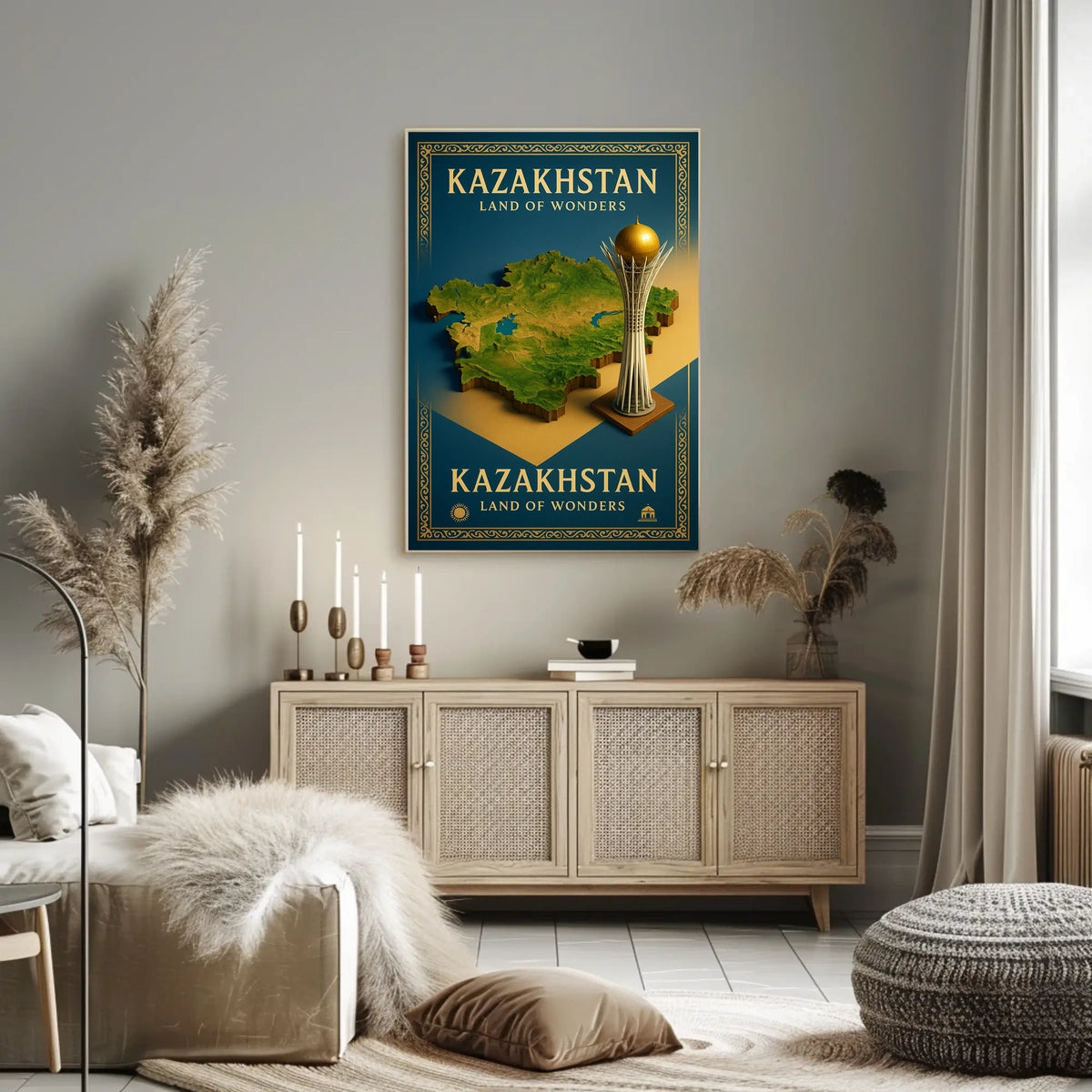 Kazakhstan Land Of Wonders Poster