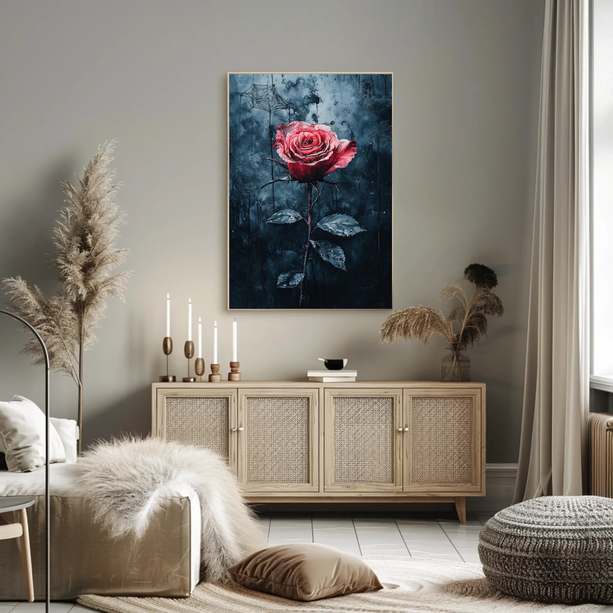 Ethereal Rose Poster