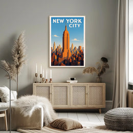 New York City Skyline Poster PosterGoat