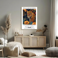William Morris Exhibition 19th-Century Cotton Prints Artistic Poster