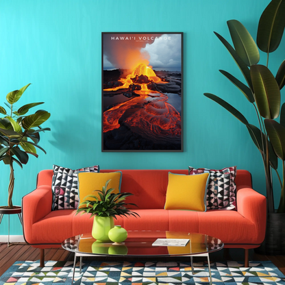 Hawaii Volcanoes National Park Poster