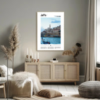 Jaffa Cityscape Mediterranean Travel Poster PosterGoat