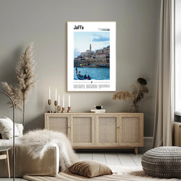 Jaffa Cityscape Mediterranean Travel Poster PosterGoat