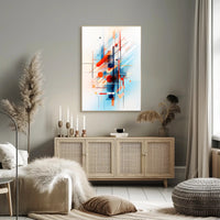 Abstract Geometric Symphony Abstract Poster PosterGoat