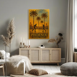Phoenix Desert Frost Poster