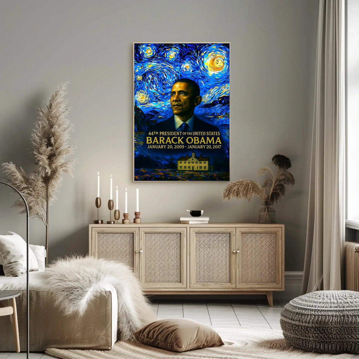 Barack Obama 44th President of the United States Presidential Masterpiece Series Poster