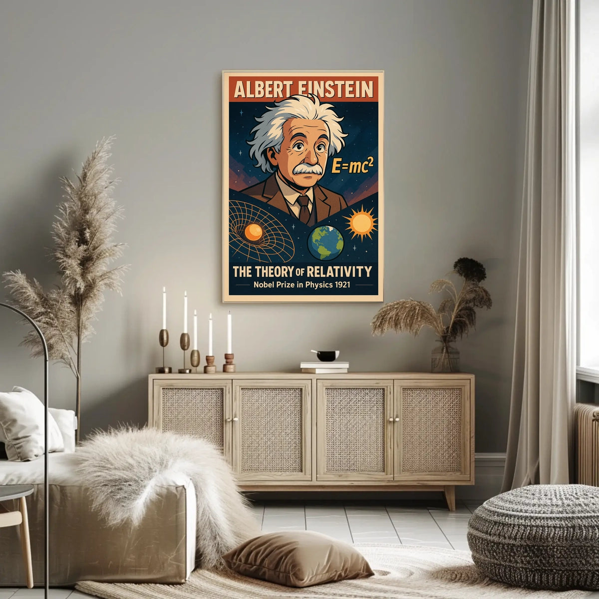 Albert Einstein The Theory Of Poster