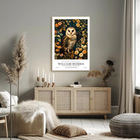 William Morris Nature Exhibition Vintage Artistic Poster