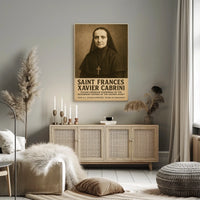 Saint Frances Xavier Cabrini Poster