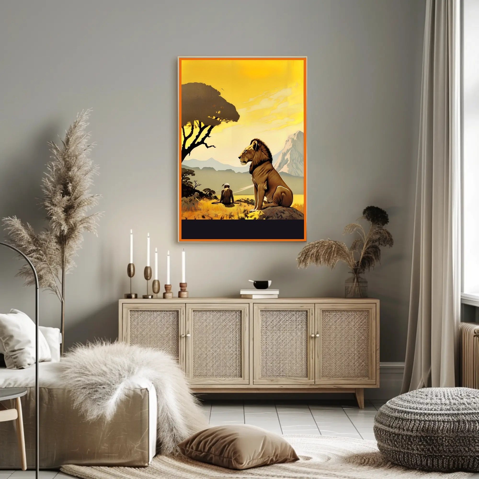 Guardians of the Savanna Poster