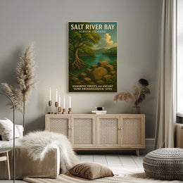 Salt River Bay Virgin Islands Poster
