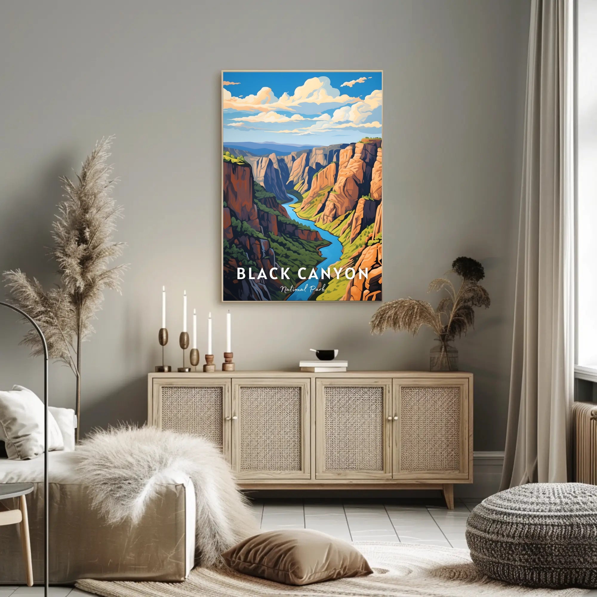 Majestic Black Canyon National Park Poster