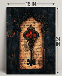 The Ornate Key Poster