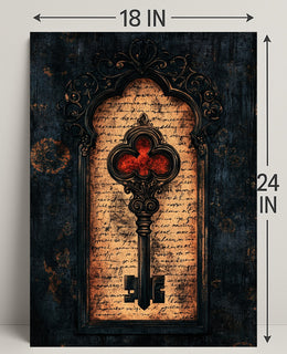 The Ornate Key Poster