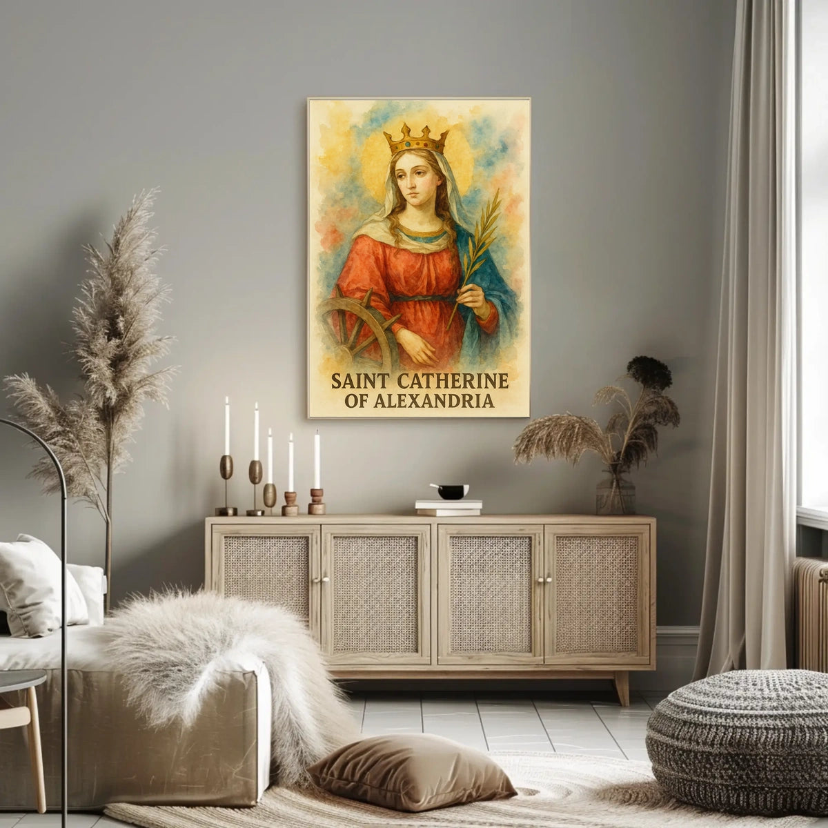 Saint Catherine of Alexandria Poster