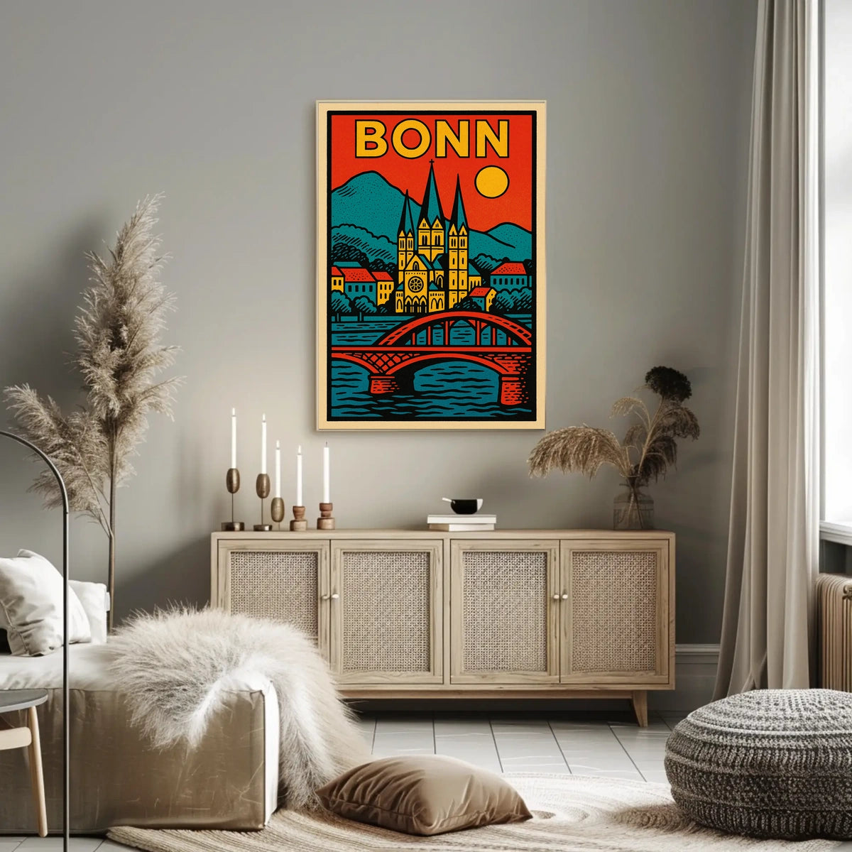 Bonn Cityscape Poster