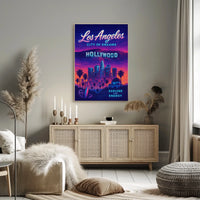 Los Angeles Dreamscape Poster: Neon City Vibes