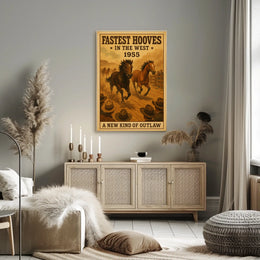Fastest Hooves in the West Poster