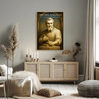 Michelangelo Divine Craftsman of the Renaissance Poster PosterGoat