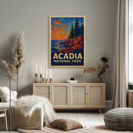 Acadia National Park Scenic Wanderlust Poster