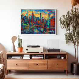 New York City Skyline Poster