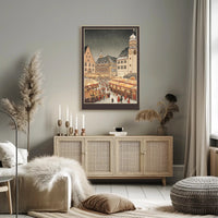 Winter Market Wonderland Poster
