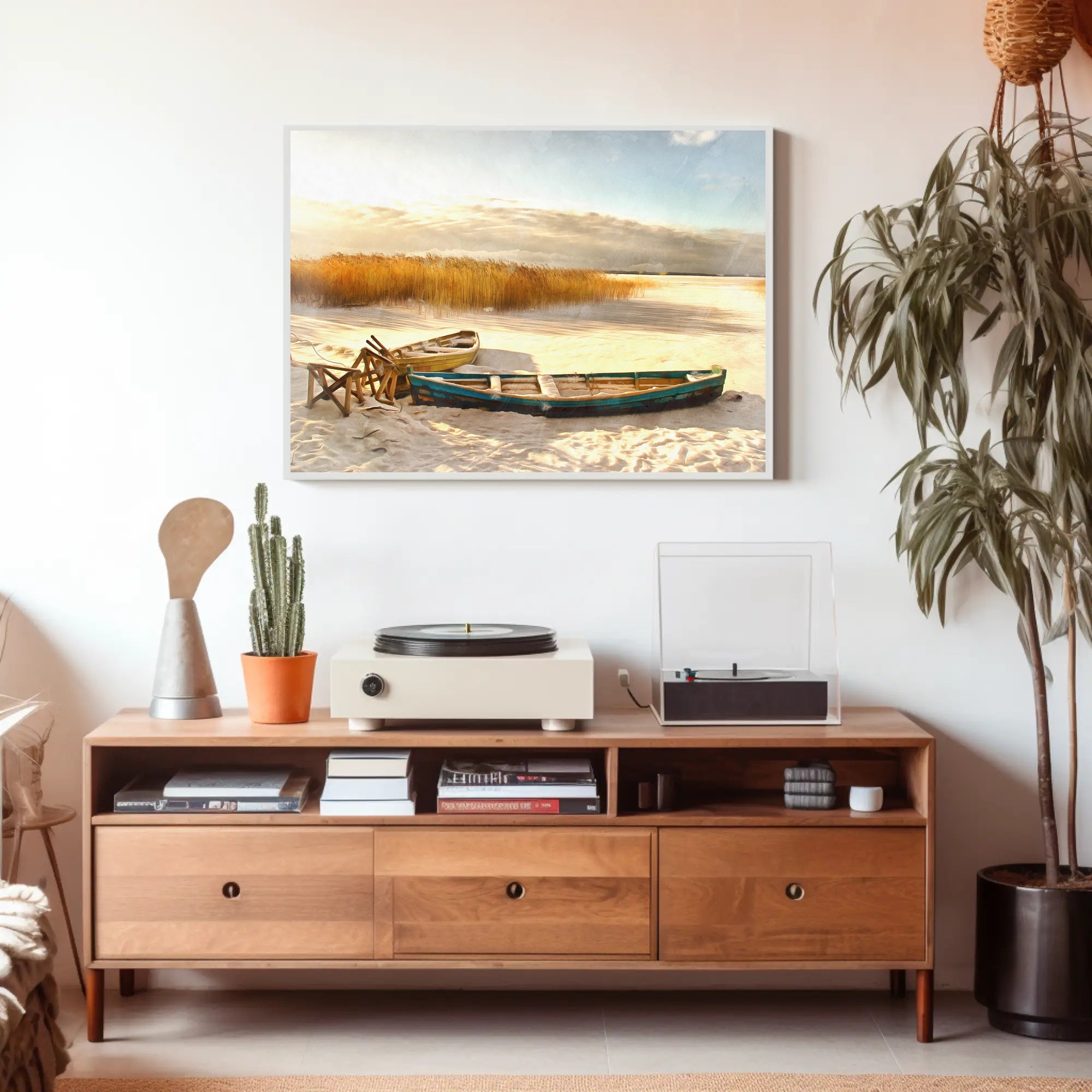 Winter Serenity by the Lake Poster